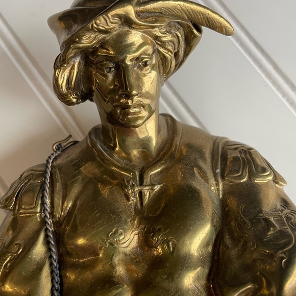 French 19th C Romantic Bronze Statue Emile Louis Picault Archer Art Sculpture - Picture 8 of 16